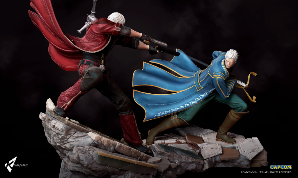 Devil May Cry Sons Of Sparda Dioramas Kinetiquettes - nero from devil may cry 4 roblox